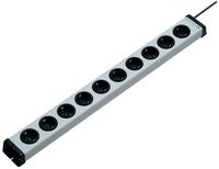 Ehmann 0200x00102301 Steckdosenleiste 10fach Grau Schutzkontakt 1St.