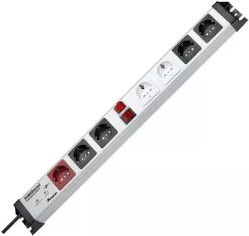 Kopp Steckdosenleiste 7-fach, silber 227620016