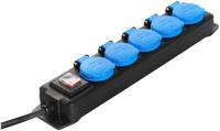 AS Schwabe 38609, AS Schwabe 38609 Steckdosenleiste mit Schalter 5fach Schwarz,...