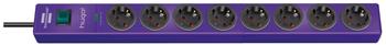 Brennenstuhl Überspannungsschutz-Steckdosenleiste 8-fach, violett (1150610338)