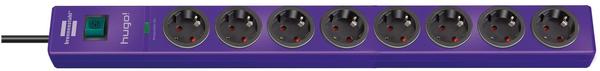 Brennenstuhl Überspannungsschutz-Steckdosenleiste 8-fach, violett (1150610338)