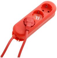 Bachmann 388.371, Bachmann 388.371 Steckdosenleiste Rot Schutzkontakt 1St.