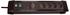Brennenstuhl Überspannungsschutz-Steckdosenleiste 4-fach, schwarz 1155000374