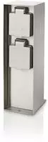 Philips LED 171084716 Gartensteckdose 2fach Edelstahl
