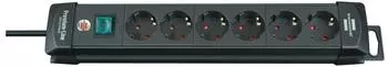 Brennenstuhl Premium-Line - 6-fach, schwarz (1951160100)