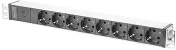 Digitus 8-fach 19" schwarz DN-95410