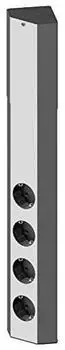 Bachmann 923.006 - 4-fach, edelstahl