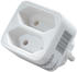 Vivanco A2 W 2-fach Euro-Adapter