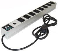 Online USV - Verl&auml;ngerungsschnur (Rack - einbauf&auml;hig) - 8 Ausgangsstecker - 1U -