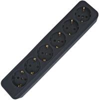 129405003 Steckdosenleiste 6fach Schwarz 1 St. - Kopp