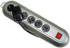 Nigrin Steckdosenleiste Silverline 6-fach, silber