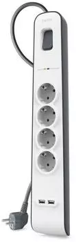Belkin Steckdosenleiste 4-fach wei&szlig; (BSV401VF2M)