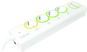 LogiLink LogiSmart WiFi 4-fach weiß (PA0130)