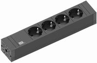Bachmann 420.0017, Bachmann Steckdosenleiste 420.0017 | 4-fach Schuko | Connect Line