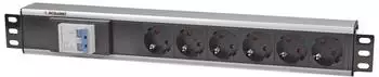 Intellinet 6-fach schwarz 19'' (711432)