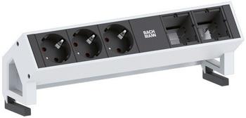 Bachmann Desk2 3-fach + 2x Custom Modul wei&szlig;/schwarz (902.201)