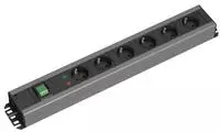 Bachmann 300.011, Bachmann 300.011 &Uuml;berspannungsschutz-Steckdosenleiste Aluminium,