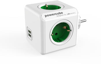 Allocacoc PowerCube DuoUSB Original grün