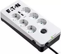Eaton Protection Box 6 USB DIN - Steckdosenleiste mit &Uuml;berspannungsschutz (6-Fach