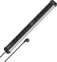 Brennenstuhl - Premium-alu-line Steckdosenleiste 12-fach 3m H05vv-f 3g1,5 2x 6-fach