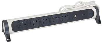 Legrand FB 5X2P+T PREMIUM PARAFOUDRE USB A+C 1.5