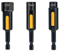 3 Pack Cleanable Hexagonal Magnetic Nut/Socket Driver 8/10/13mm