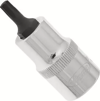 Vigor Equipment T Schraubendreher-Einsatz Vierkant hohl 12,5 mm (1/2 Zoll) Innen TORX Profil T27 (V2153)