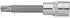 Vigor Equipment T Schraubendreher-Einsatz Vierkant hohl 12,5 mm (1/2 Zoll) Innen TORX Profil T40 (V2167)