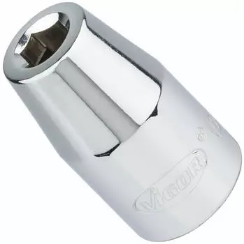 Vigor Equipment Bit Adapter Vierkant hohl 12,5 mm (1/2 Zoll) Sechskant hohl 8 mm (5/16 Zoll) 37 mm (V2647N)