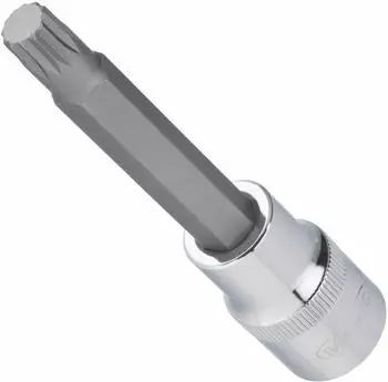 Vigor Equipment Innenvielzahn Schraubendreher-Einsatz (XZN) Vierkant hohl 12,5 mm (1/2 Zoll) Innen Vielzahn Profil XZN M12 (V2060)