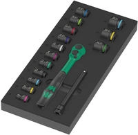 Wera 9724 Steckschl&uuml;sseleinsatz-Set 3/8 16teilig 05150114001 (05150114001)