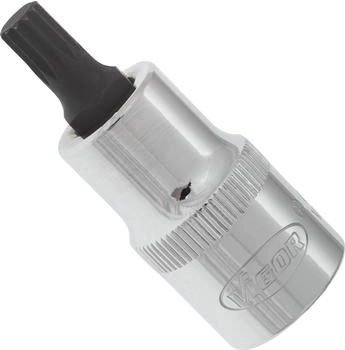 Vigor Equipment Innenvielzahn Schraubendreher-Einsatz (XZN) Vierkant hohl 12,5 mm (1/2 Zoll) Innen Vielzahn Profil XZN M8 (V2096)