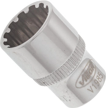 Vigor Equipment Multiprofil Steckschl&uuml;sseleinsatz Vierkant hohl 6,3 mm (1/4 Zoll) Multiprofil 12 mm (V1985)
