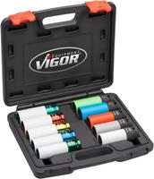 Vigor Kraft-Stecknuss-Satz V6312/10
