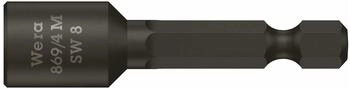 Wera 869/4 M Steckschl&uuml;sseleinsatz, magnetisch, SW 8,0 mm, L&auml;nge 50,0 mm (05060423001)
