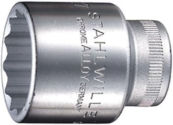 Stahlwille Steckschlüsseleinsatz 12-kant 1/2 Zoll SW 25mm L.42mm (03010025)