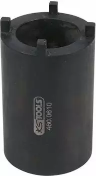 KS Tools 1/2" DAF Nutmuttern-Schl&uuml;ssel f&uuml;r Lenkgest&auml;nge-Befestigung mit 4 Zapfen, 52 mm (460.0610)