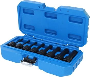 KS Tools 1/2" Kraft-Bit-Stecknuss-Satz, XZN, 8-tlg, M5 - M18 (BT022605)