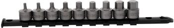 KS Tools 3/8" Bit-Stecknuss-Satz Innensechskant kurz 9-tlg 4-14 mm (917.4000)