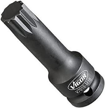 Vigor Blinky Innenvielzahn-Schlagschrauber-Steckschlüsseleinsatz 1/2 Zoll M18 (V7018-M18)