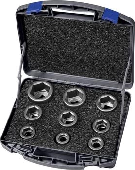 ASW Kraftstecknusssatz 740 KS 9 OL 11-teilig 3/4 Zoll 6-kant (173800)