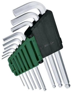 Bosch Innensechskantschlüssel-Set, 9-teilig (1600A02BX9)