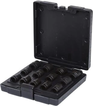 KS Tools 1/2" 12-kant-Kraft-Stecknuss-Satz, kurz, 13-tlg (515.0900)