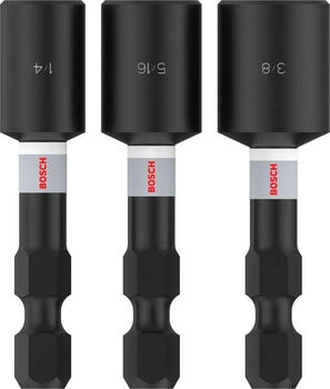 Bosch PRO Nutsetter Impact Steckschl&uuml;sseleinsatz-Set 1/4", 5/16", 3/8", 50 mm (2608521U65)