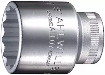 Stahlwille Steckschl&uuml;sseleinsatz 12-kant 1/2" 36mm (03010036)