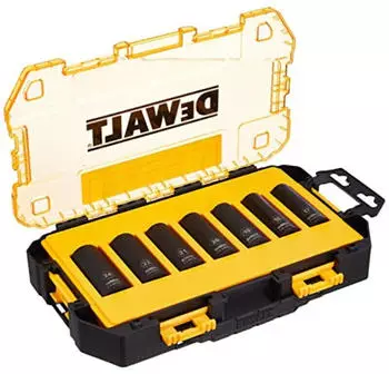 DeWalt Drive Deep Impact Steckschl&uuml;sselsatz metrisch 1/2" 7-teilig (DWMT74737-0)