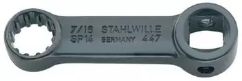 Stahlwille 447aSP Spline-Drive-Adapter Gr.16 1/2" Innen-4kant 3/8" (02480032)