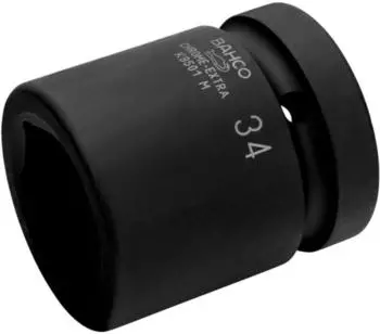 Bahco Kraft-Steckschl&uuml;sseleinsatz 1" Sechskant 24mm phosphatiert (K9501M-24)