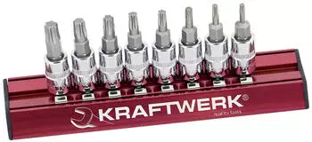 Kraftwerk TX-Bit-Stecknusssatz MAGALU 1/4", 8-tlg. (105099)