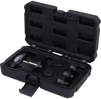KS Tools &Ouml;ldienst-Spezialprofil-Satz f&uuml;r Kunststoff-&Ouml;lablassschrauben 3/8", 6-teilig (150.1030)